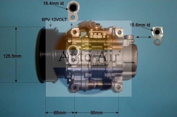 Auto Air Gloucester 14-1171 - Компресор, климатизация vvparts.bg