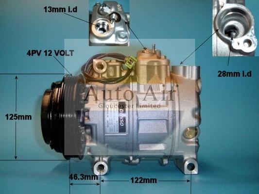 Auto Air Gloucester 14-1173 - Компресор, климатизация vvparts.bg