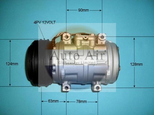 Auto Air Gloucester 14-1845R - Компресор, климатизация vvparts.bg