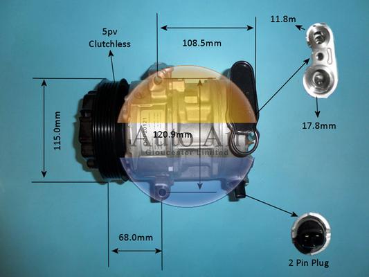 Auto Air Gloucester 14-1818 - Компресор, климатизация vvparts.bg