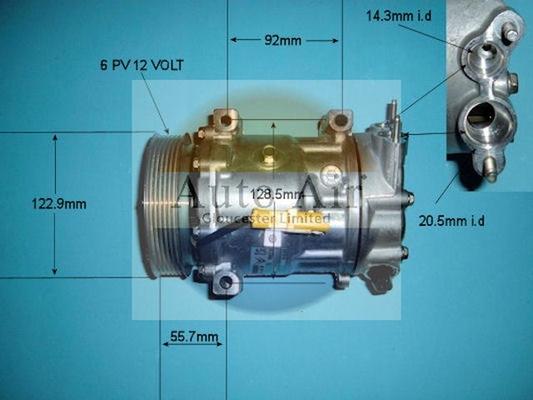 Auto Air Gloucester 14-1309 - Компресор, климатизация vvparts.bg