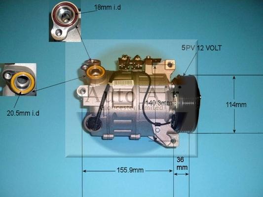 Auto Air Gloucester 14-1310 - Компресор, климатизация vvparts.bg