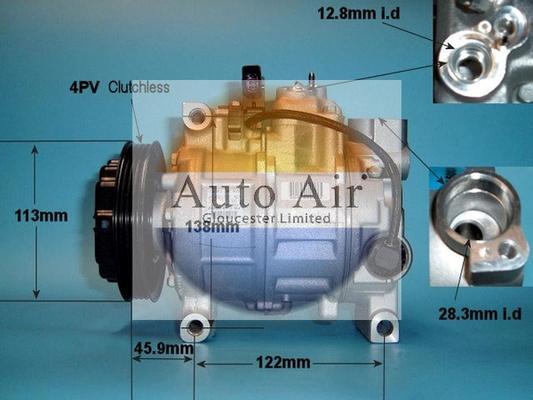 Auto Air Gloucester 14-1251 - Компресор, климатизация vvparts.bg