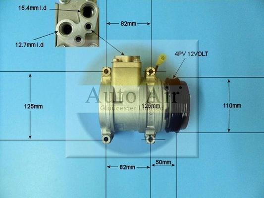 Auto Air Gloucester 14-1265 - Компресор, климатизация vvparts.bg