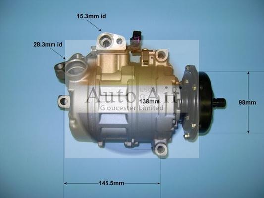 Auto Air Gloucester 14-1263R - Компресор, климатизация vvparts.bg