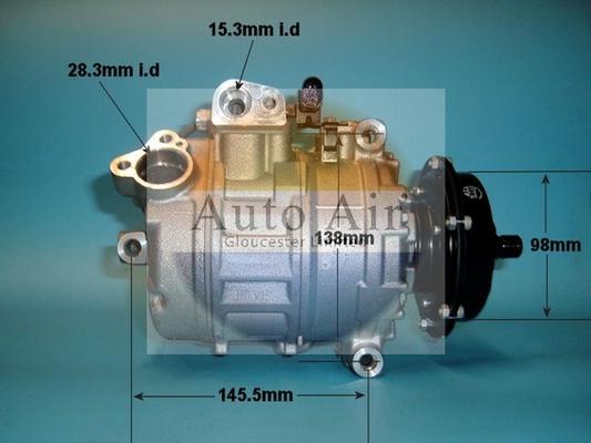 Auto Air Gloucester 14-1263 - Компресор, климатизация vvparts.bg