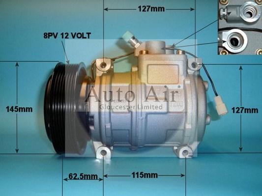 Auto Air Gloucester 14-1262 - Компресор, климатизация vvparts.bg