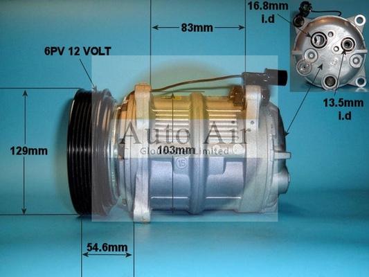 Auto Air Gloucester 14-1237 - Компресор, климатизация vvparts.bg