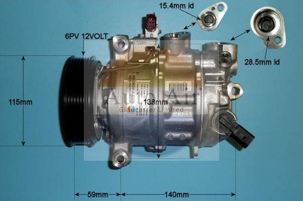 Auto Air Gloucester 14-1274 - Компресор, климатизация vvparts.bg