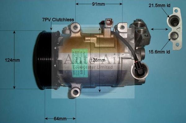 Auto Air Gloucester 14-1273P - Компресор, климатизация vvparts.bg