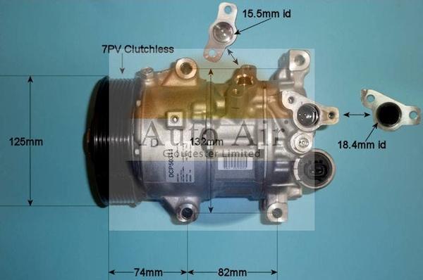 Auto Air Gloucester 14-1277 - Компресор, климатизация vvparts.bg