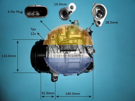 Auto Air Gloucester 14-1772 - Компресор, климатизация vvparts.bg