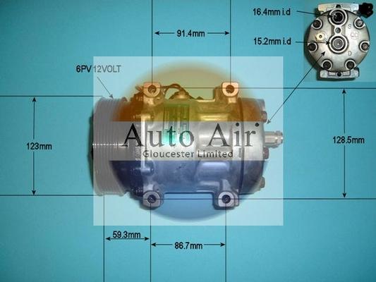 Auto Air Gloucester 14-8094 - Компресор, климатизация vvparts.bg