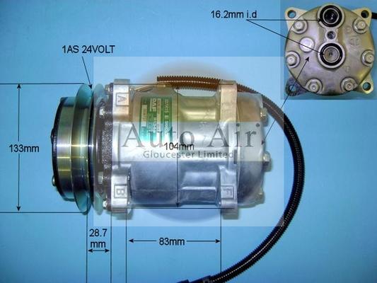 Auto Air Gloucester 14-8182 - Компресор, климатизация vvparts.bg