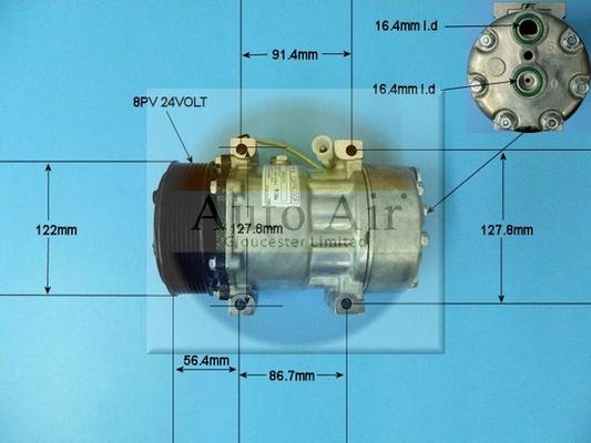 Auto Air Gloucester 14-8215P - Компресор, климатизация vvparts.bg