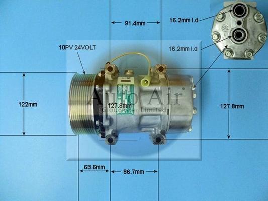 Auto Air Gloucester 14-8216 - Компресор, климатизация vvparts.bg