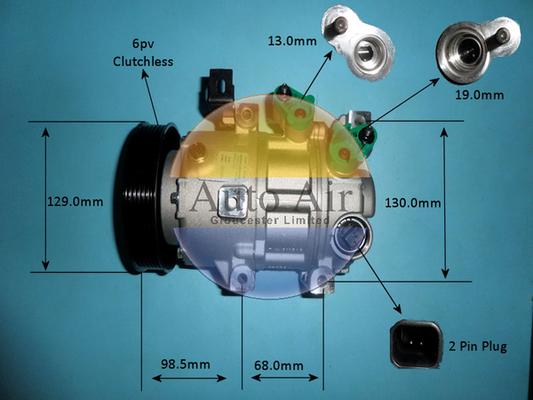 Auto Air Gloucester 14-8722 - Компресор, климатизация vvparts.bg