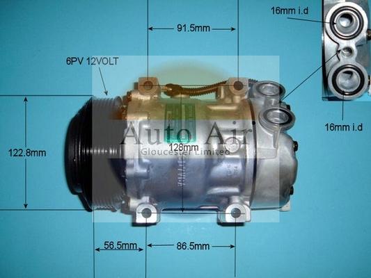 Auto Air Gloucester 14-3542 - Компресор, климатизация vvparts.bg