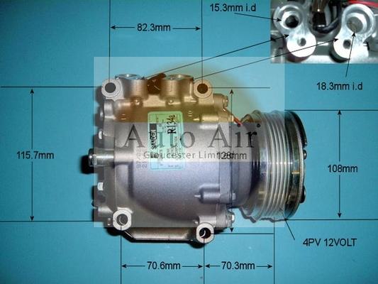 Auto Air Gloucester 14-3570 - Компресор, климатизация vvparts.bg