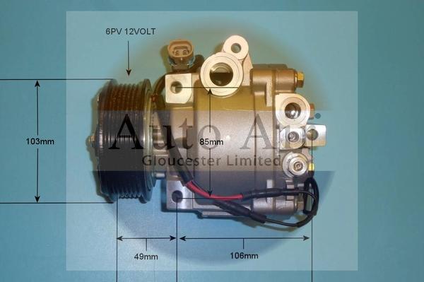 Auto Air Gloucester 14-2090P - Компресор, климатизация vvparts.bg