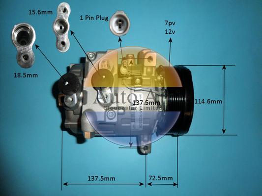 Auto Air Gloucester 14-2065 - Компресор, климатизация vvparts.bg