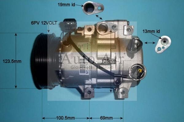 Auto Air Gloucester 14-2060 - Компресор, климатизация vvparts.bg