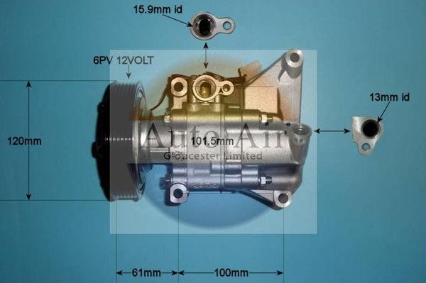 Auto Air Gloucester 14-2075 - Компресор, климатизация vvparts.bg