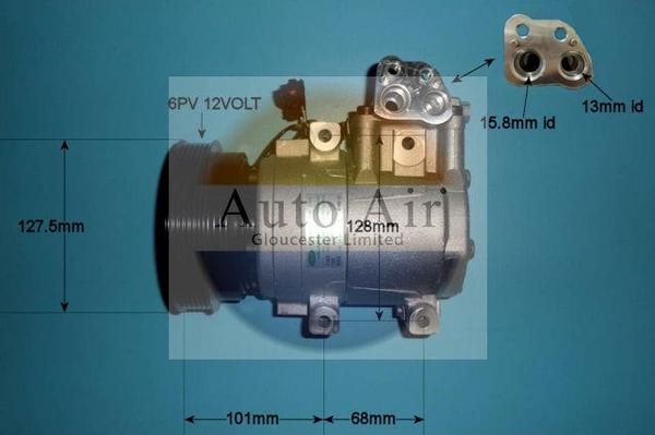 Auto Air Gloucester 14-2070 - Компресор, климатизация vvparts.bg