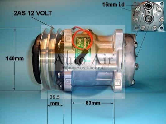 Auto Air Gloucester 14-7952 - Компресор, климатизация vvparts.bg