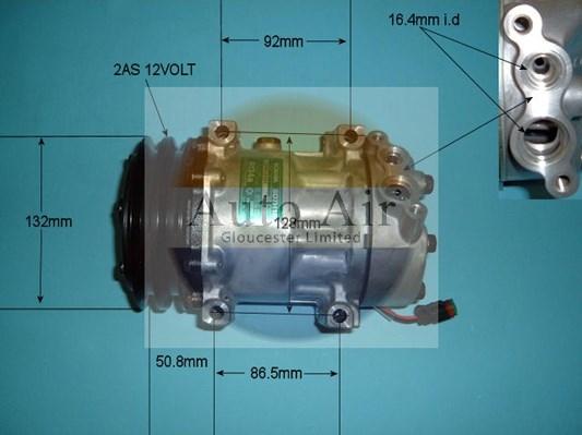 Auto Air Gloucester 14-7981 - Компресор, климатизация vvparts.bg