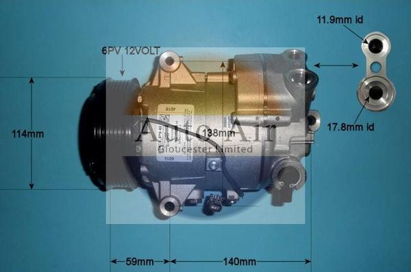 Auto Air Gloucester 14-7479 - Компресор, климатизация vvparts.bg