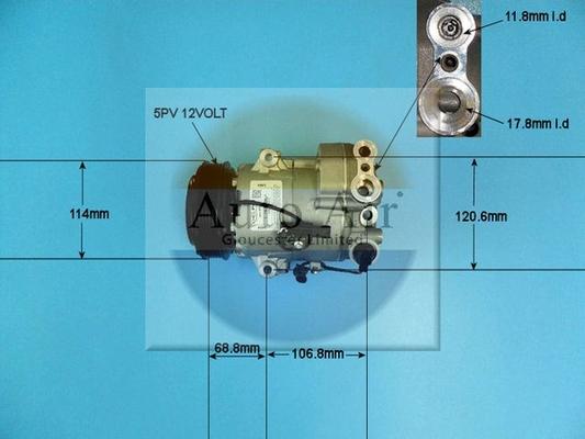 Auto Air Gloucester 14-7474 - Компресор, климатизация vvparts.bg