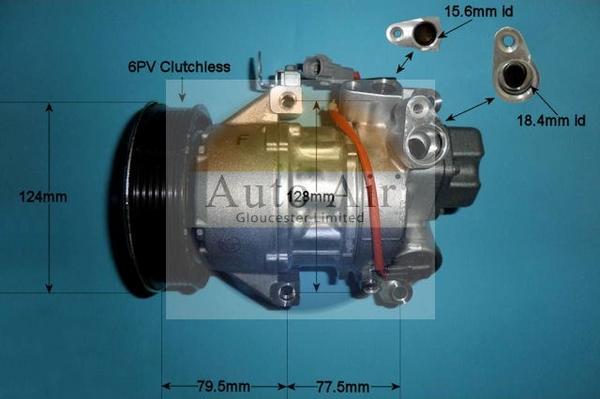 Auto Air Gloucester 14-7472 - Компресор, климатизация vvparts.bg