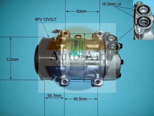 Auto Air Gloucester 14-7815 - Компресор, климатизация vvparts.bg