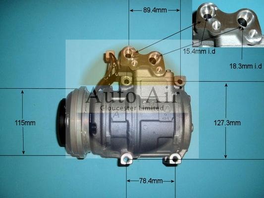 Auto Air Gloucester 14-7704 - Компресор, климатизация vvparts.bg