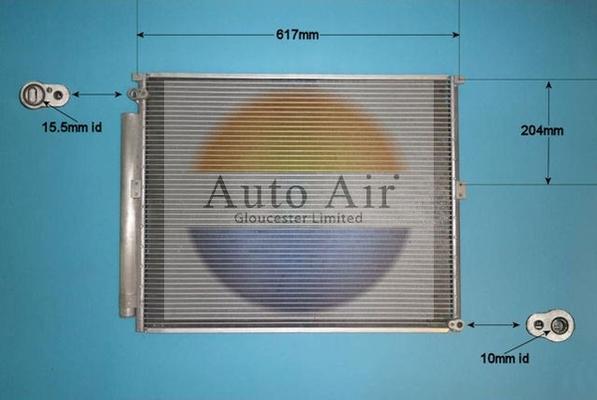 Auto Air Gloucester 16-9958 - Кондензатор, климатизация vvparts.bg