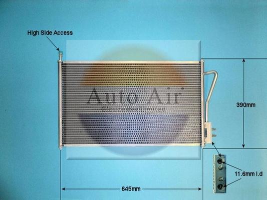 Auto Air Gloucester 16-9714 - Кондензатор, климатизация vvparts.bg