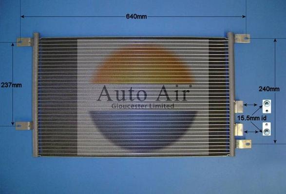 Auto Air Gloucester 16-9736 - Кондензатор, климатизация vvparts.bg