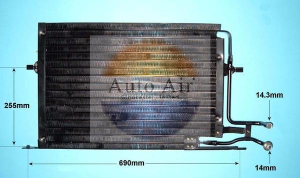 Auto Air Gloucester 16-6506 - Кондензатор, климатизация vvparts.bg