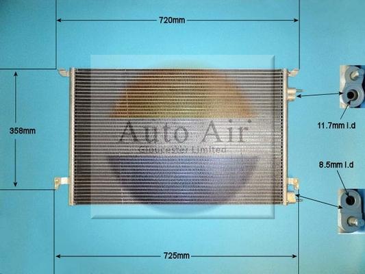 Auto Air Gloucester 16-6514A - Кондензатор, климатизация vvparts.bg