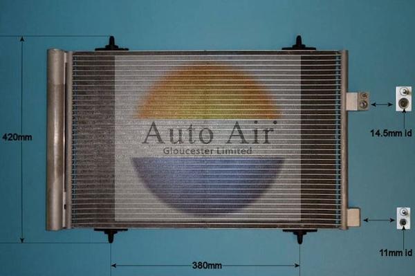 Auto Air Gloucester 16-6232 - Кондензатор, климатизация vvparts.bg