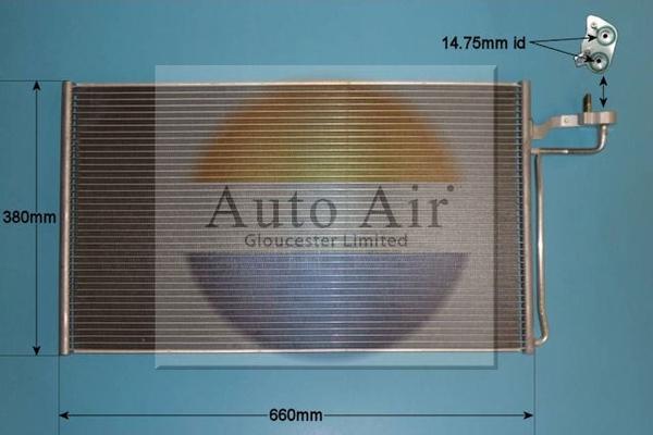 Auto Air Gloucester 16-0004 - Кондензатор, климатизация vvparts.bg