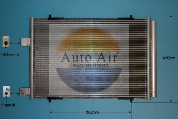 Auto Air Gloucester 16-1984 - Кондензатор, климатизация vvparts.bg