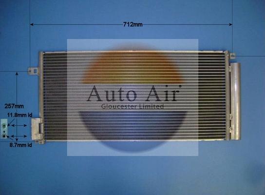 Auto Air Gloucester 16-1066 - Кондензатор, климатизация vvparts.bg