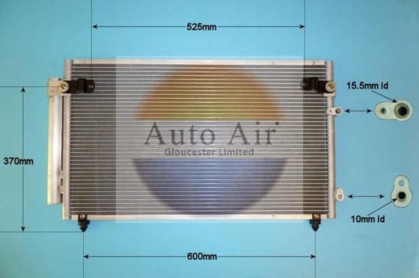 Auto Air Gloucester 16-1014 - Кондензатор, климатизация vvparts.bg