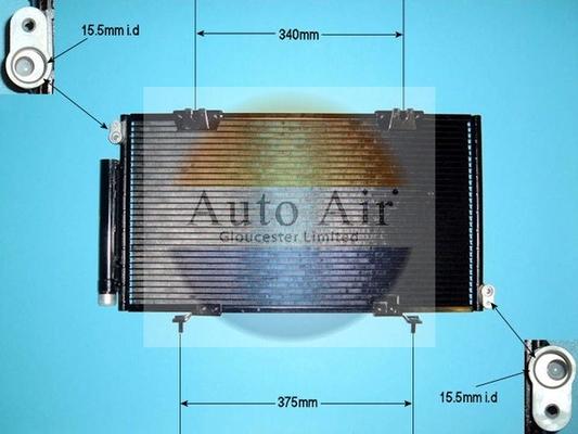 Auto Air Gloucester 16-1010 - Кондензатор, климатизация vvparts.bg