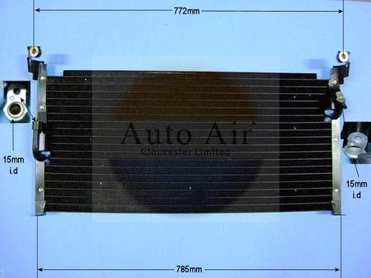 Auto Air Gloucester 16-1022 - Кондензатор, климатизация vvparts.bg