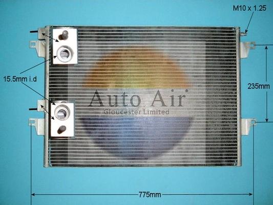 Auto Air Gloucester 16-1109 - Кондензатор, климатизация vvparts.bg