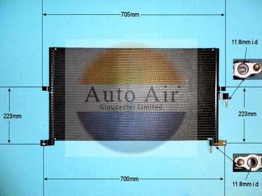 Auto Air Gloucester 16-1172A - Кондензатор, климатизация vvparts.bg