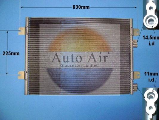 Auto Air Gloucester 16-1312A - Кондензатор, климатизация vvparts.bg